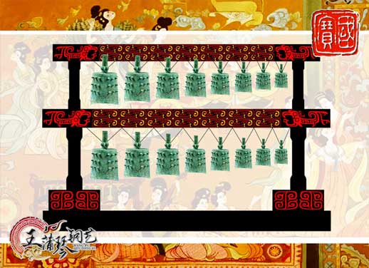 16件晉侯穌青銅編鐘，西周時(shí)期編鐘編磬