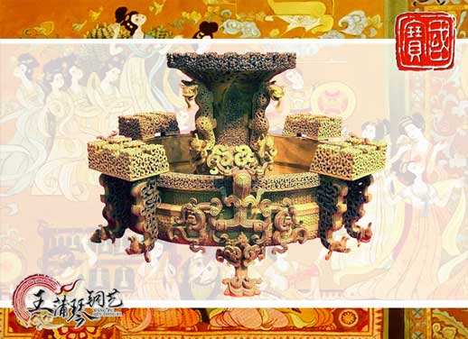 銅尊盤，曾侯乙尊盤，國寶級(jí)文物之一